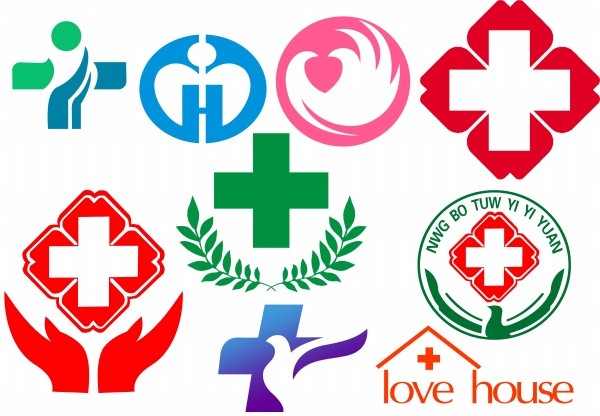红十字医疗机构医院LOGO设计