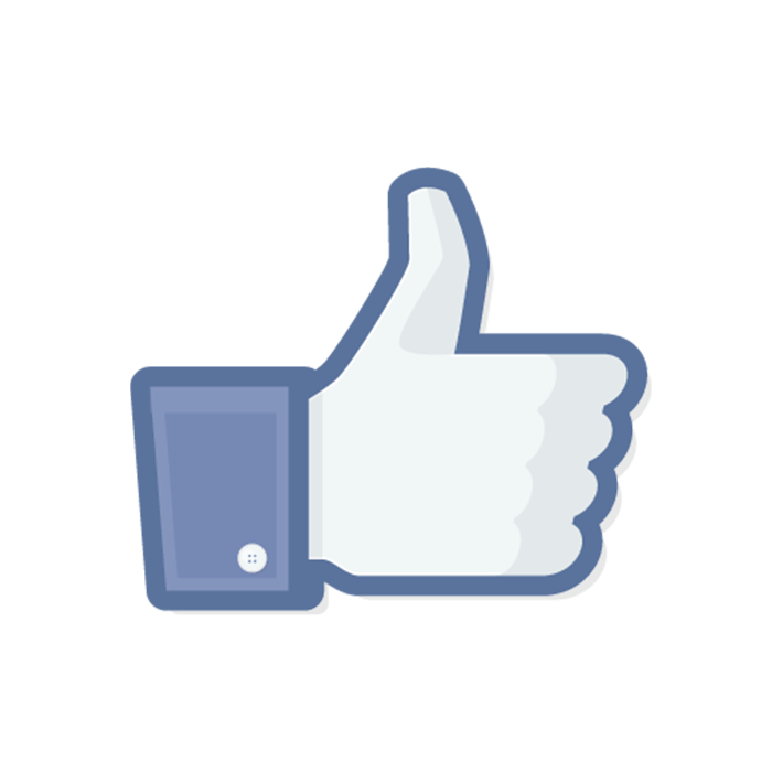 蓝色Facebook图标logo素材