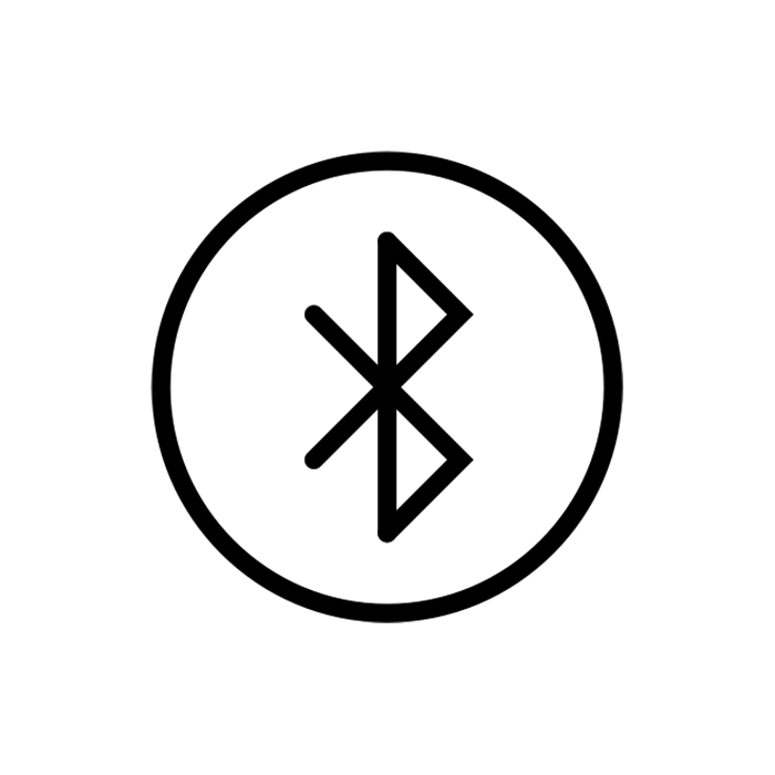 黑色蓝牙标志logo素材