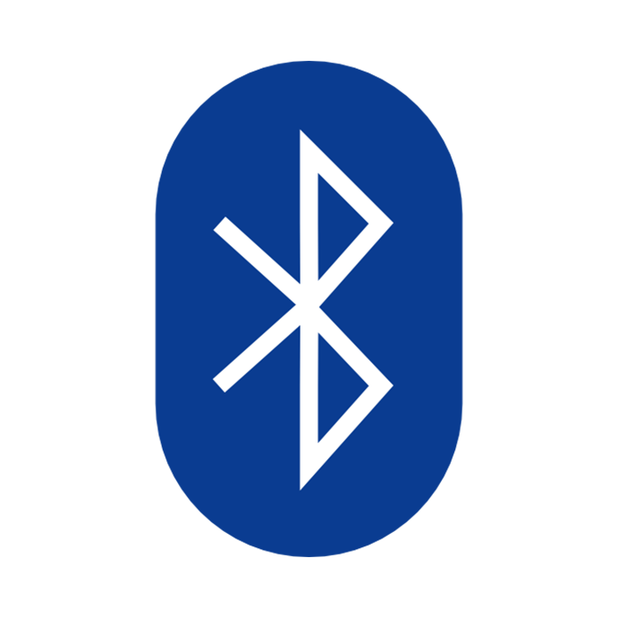 免抠蓝色蓝牙标志logo素材