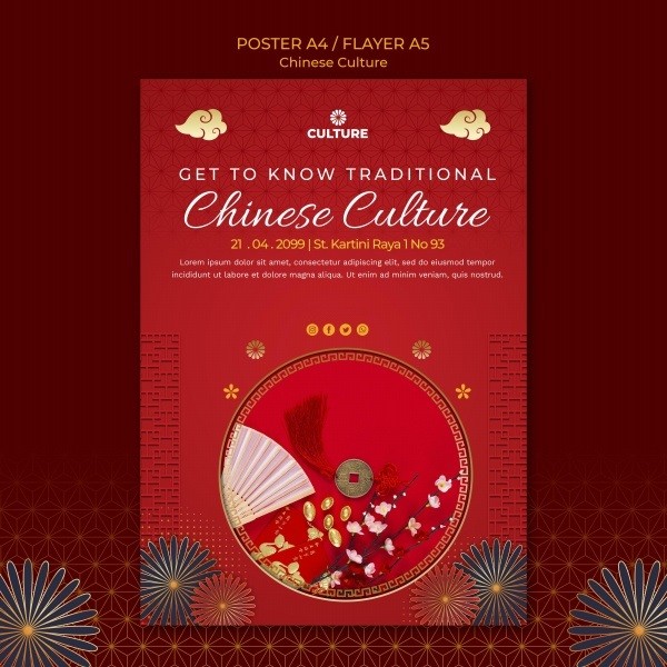 中国新年创意节日海报设计