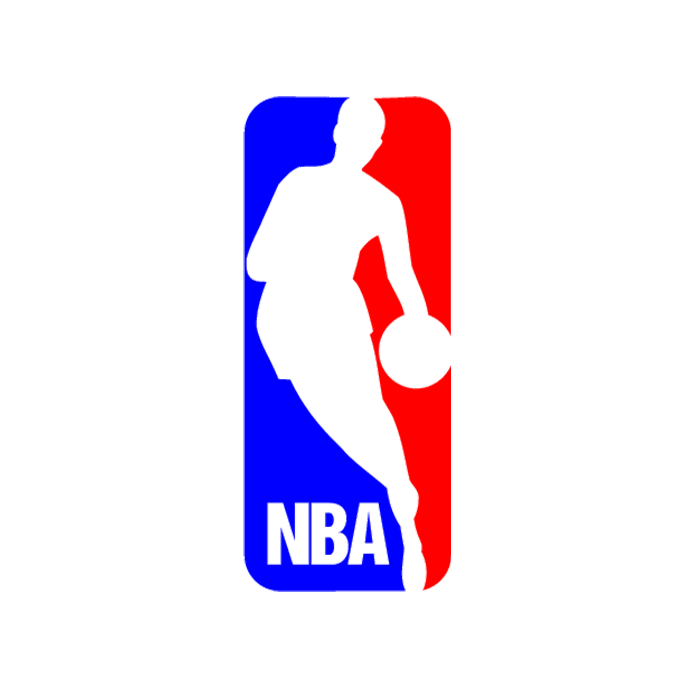 彩色手绘NBA标志免抠素材