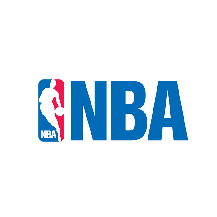手绘蓝色NBA标志免抠图片