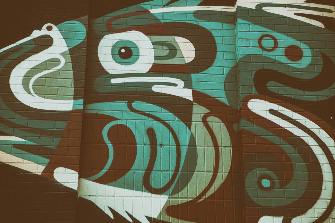 眼睛街头艺术涂鸦图片