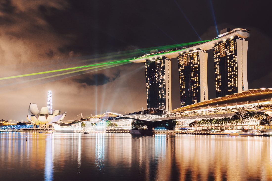 新加坡灯光图片素材