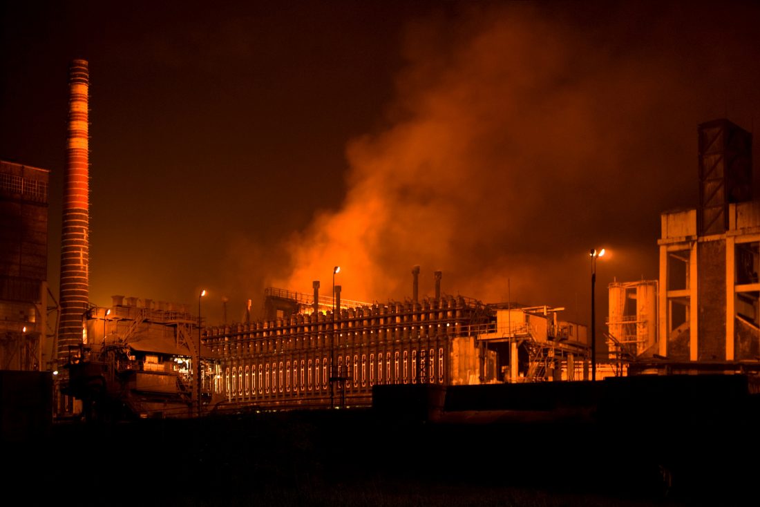 工厂污染图片高清素材