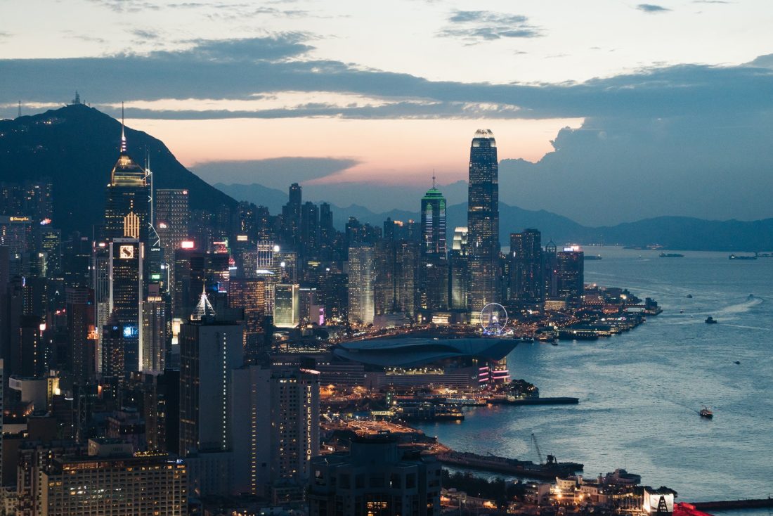 香港的夜景高清图片
