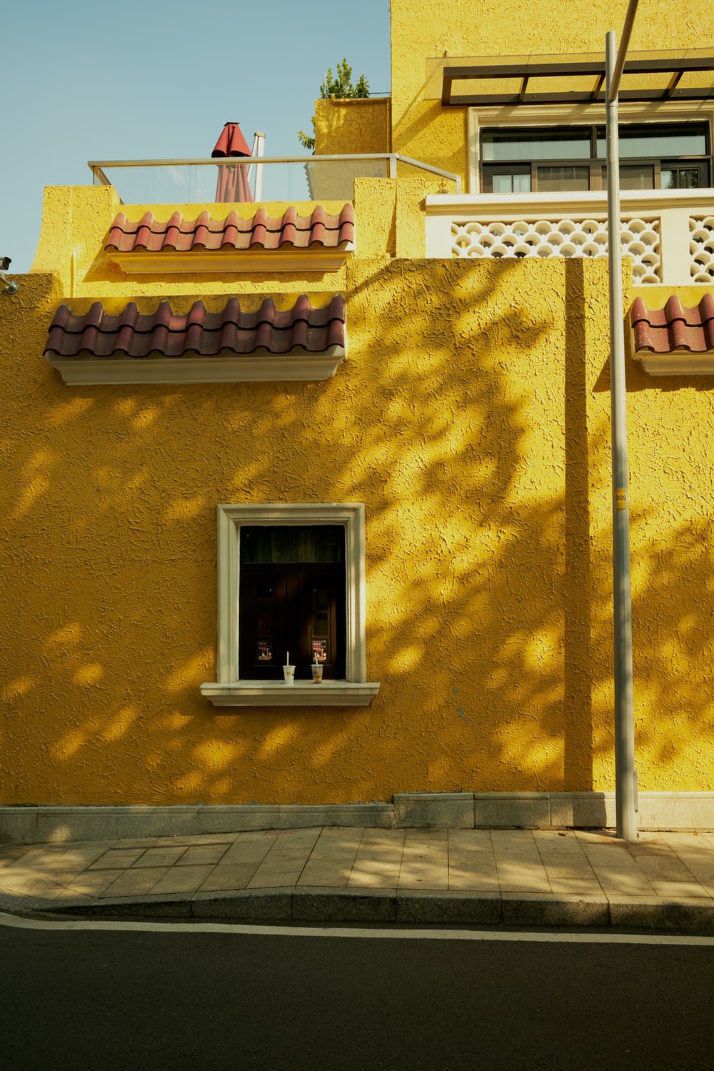 创意个性黄色建筑图片