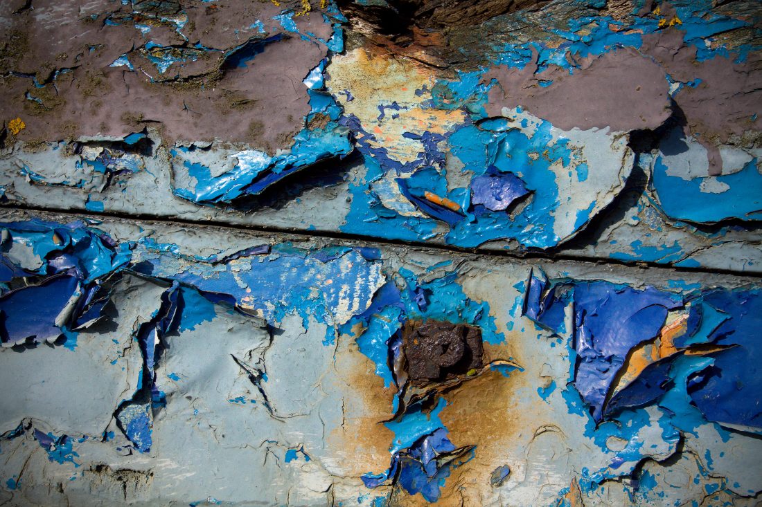 抽象艺术蓝色纹理木头图片