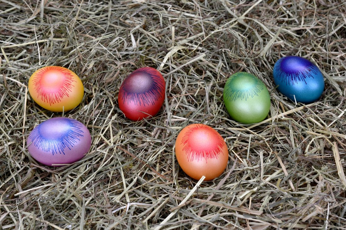 复活节彩蛋绘画图片