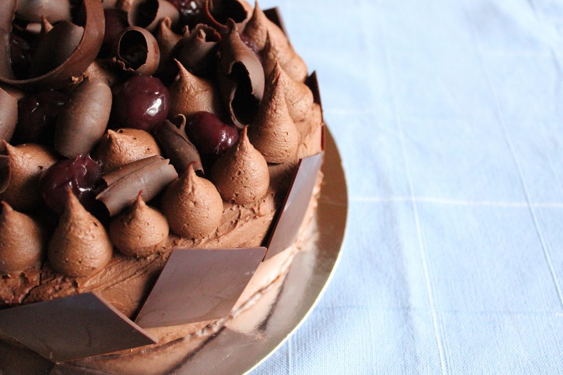 黑森林巧克力蛋糕图片