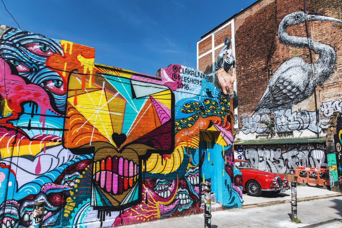 创意街头艺术墙绘图片