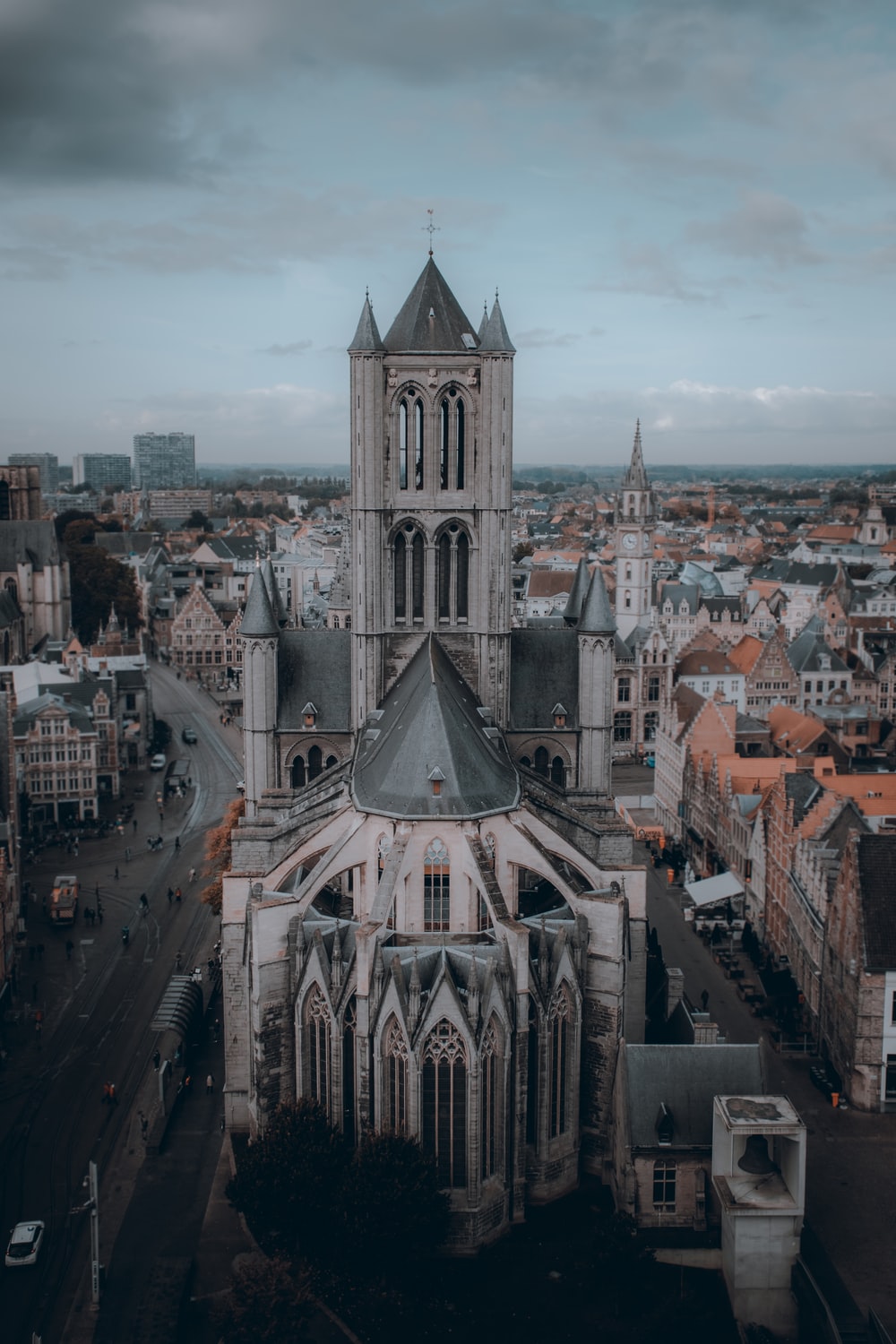 时尚简约比利时教堂建筑图片