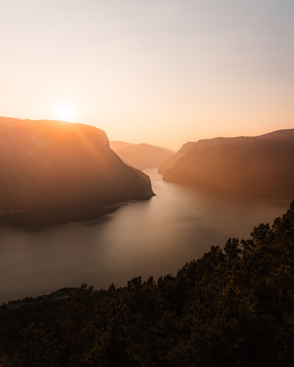 挪威山川河流图片素材高清