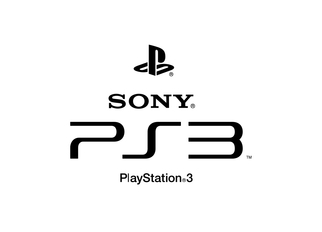 PlayStation 3(PS3)游戏机logo矢量图