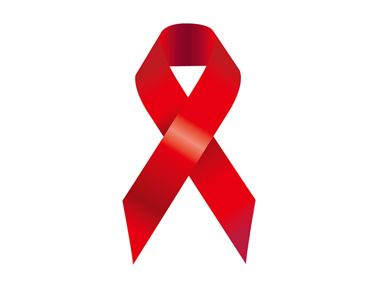 艾滋病防治国际性标志:红丝带矢量图(AI格式)