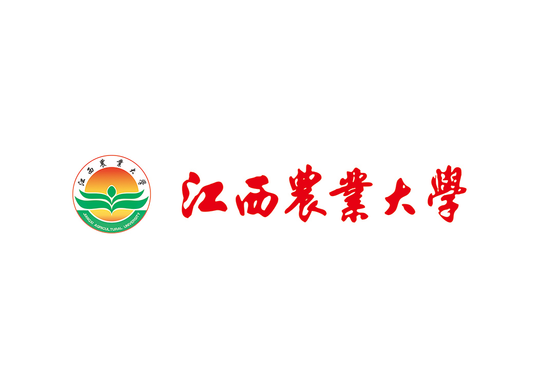 江西农业大学校徽标志矢量图