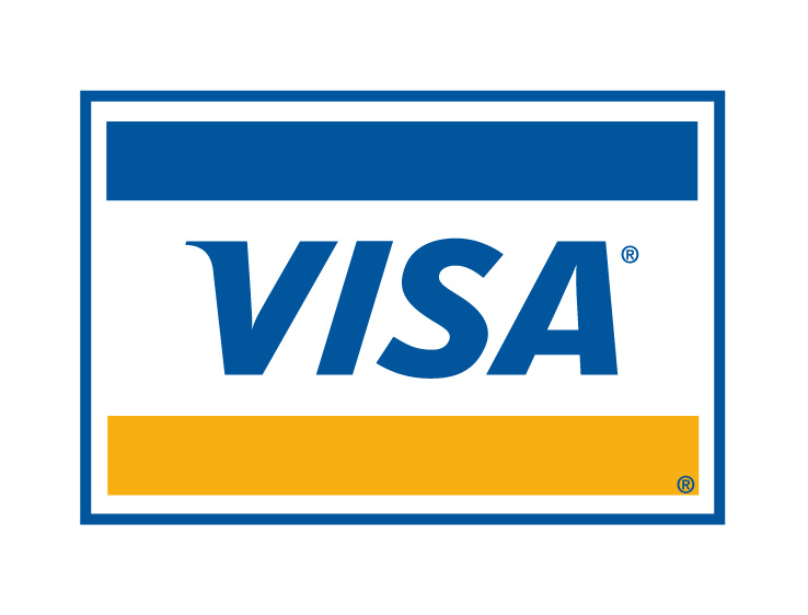 VISA信用卡标志矢量图