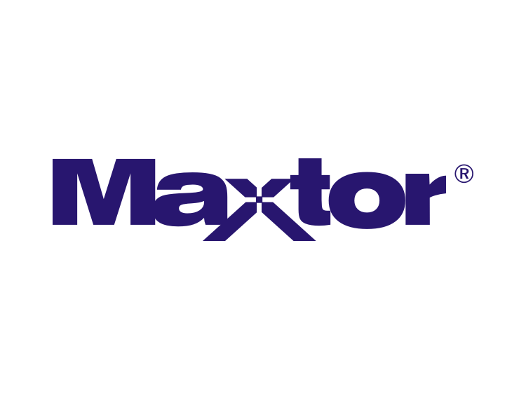 maxtor硬盘标志矢量图