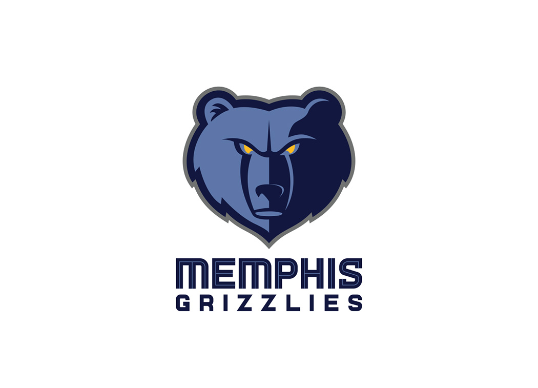 NBA:孟菲斯灰熊队logo标志矢量图