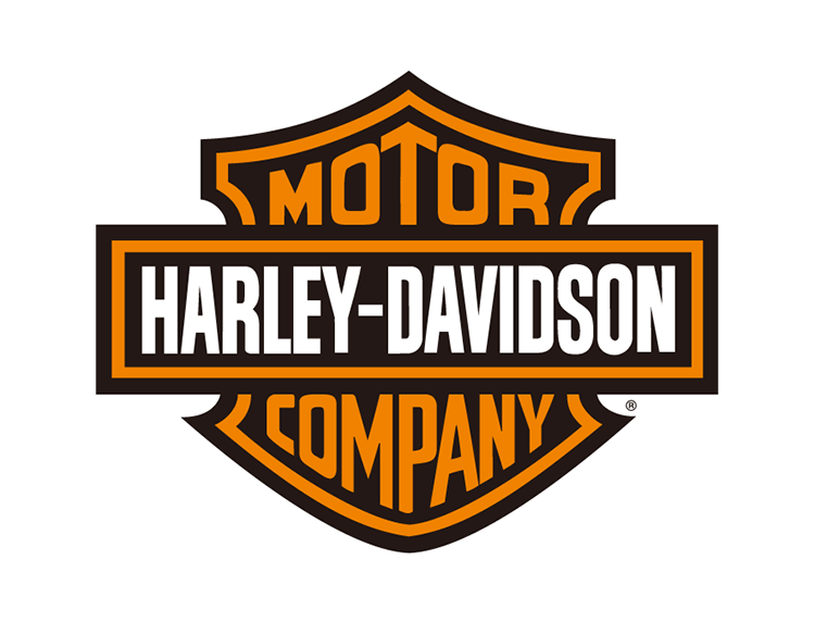 哈雷·戴维森摩托车标志矢量图