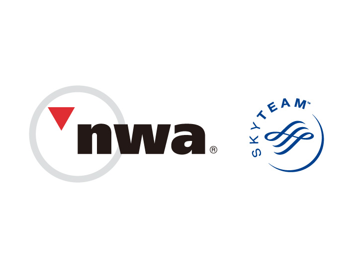 nwa美国西北航空公司标志矢量图