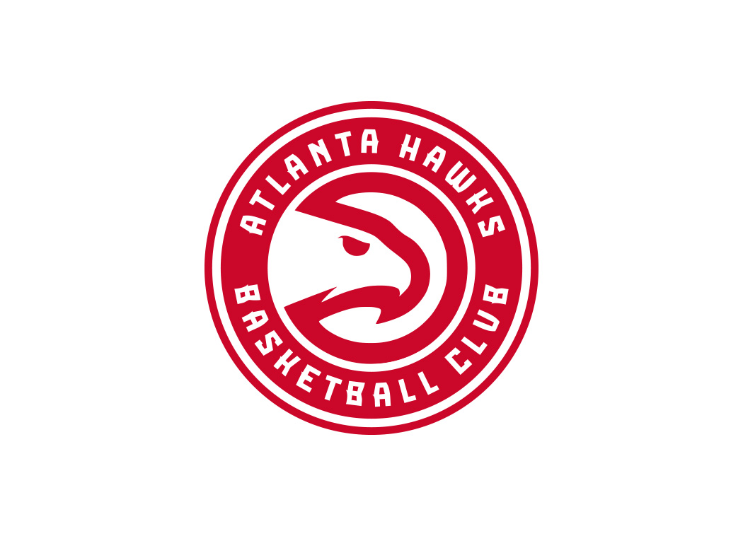 NBA:亚特兰大老鹰队logo标志矢量图