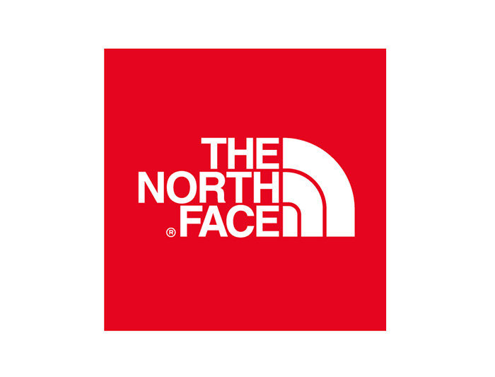 户外运动品牌the north face标志矢量图