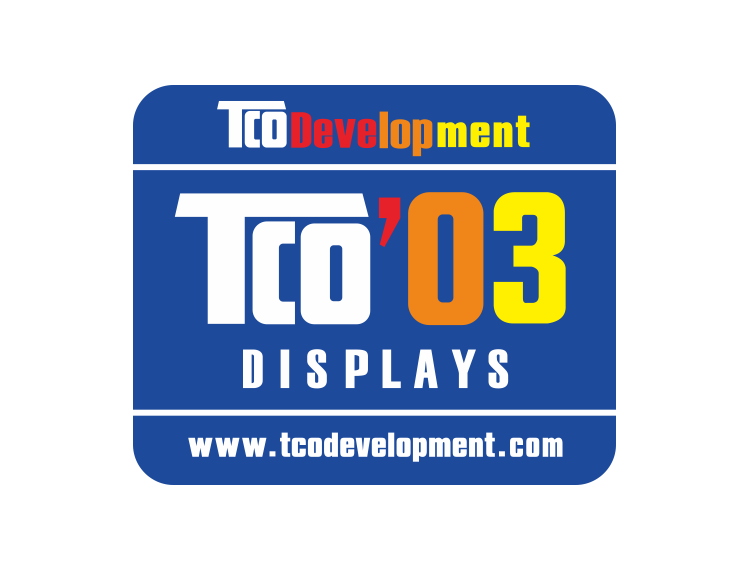 TCO'03显示器认证标志矢量图