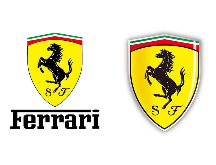 Ferrari法拉利标志矢量图