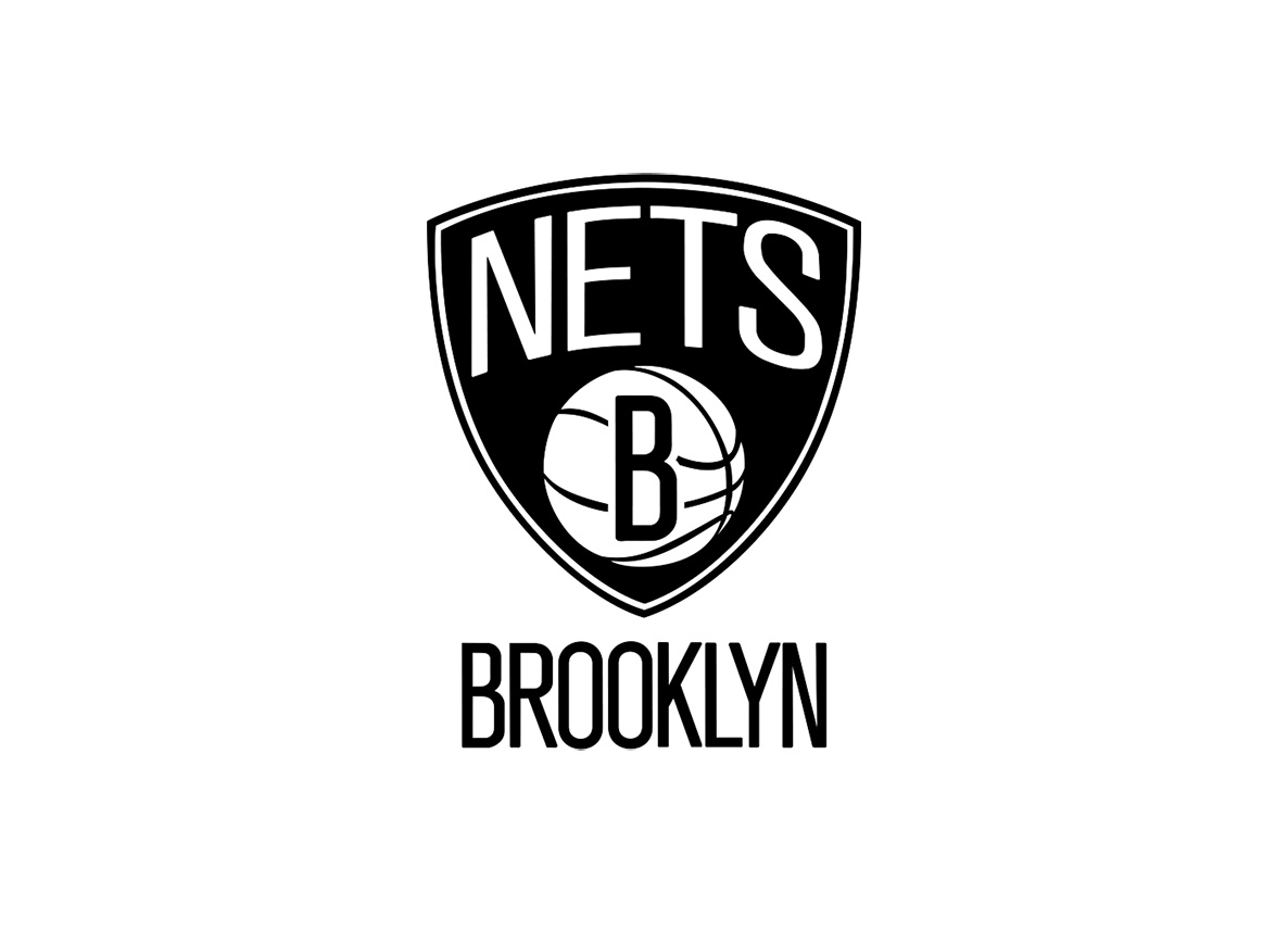 NBA:布鲁克林篮网队logo标志矢量图
