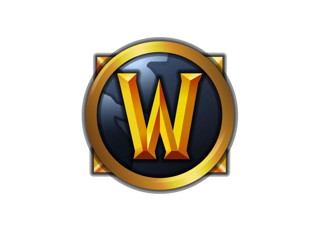 World of Warcraft魔兽世界logo图标矢量图