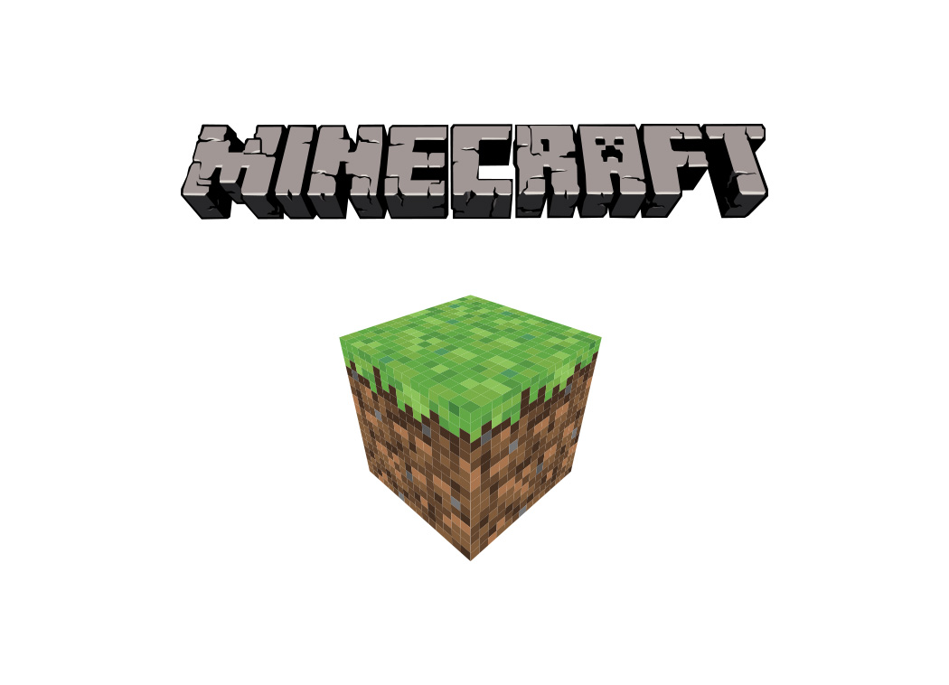 我的世界(Minecraft）logo标志矢量图