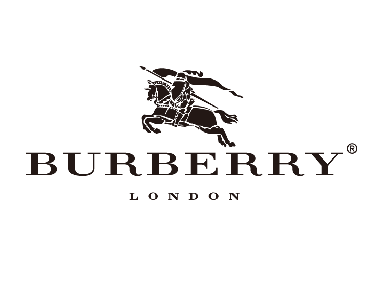 著名时尚品牌Burberry巴宝莉标志矢量图