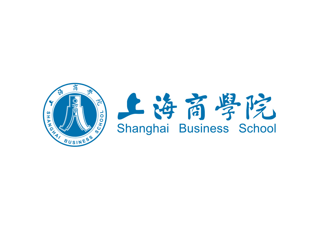 上海商学院校徽标志矢量图