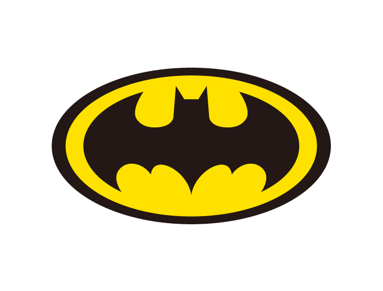 蝙蝠侠(Batman)标志矢量图