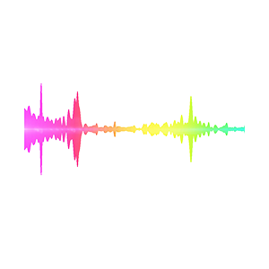 彩色音乐波形图免抠素材