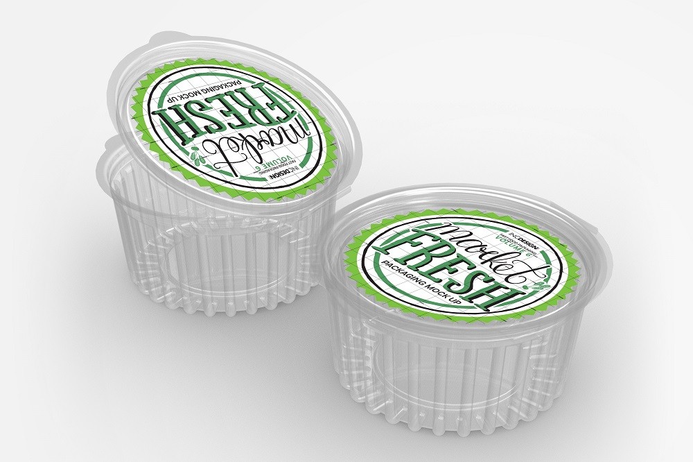 圆形塑料食品包装盒设计