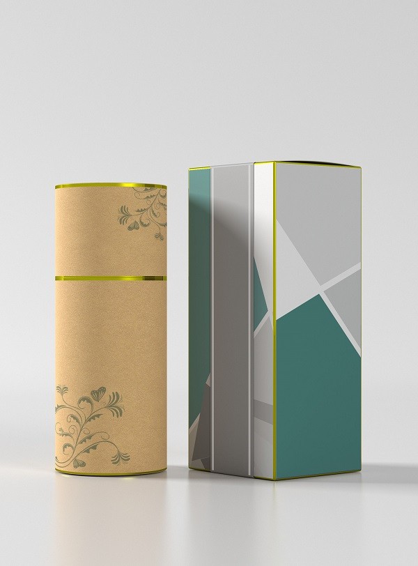 现代简约风茶叶罐包装盒设计