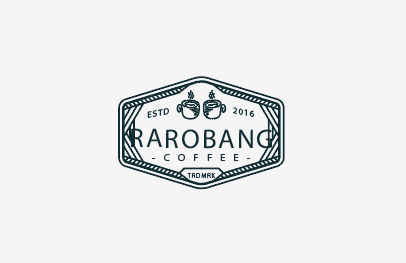 简约深绿色咖啡店logo矢量素材