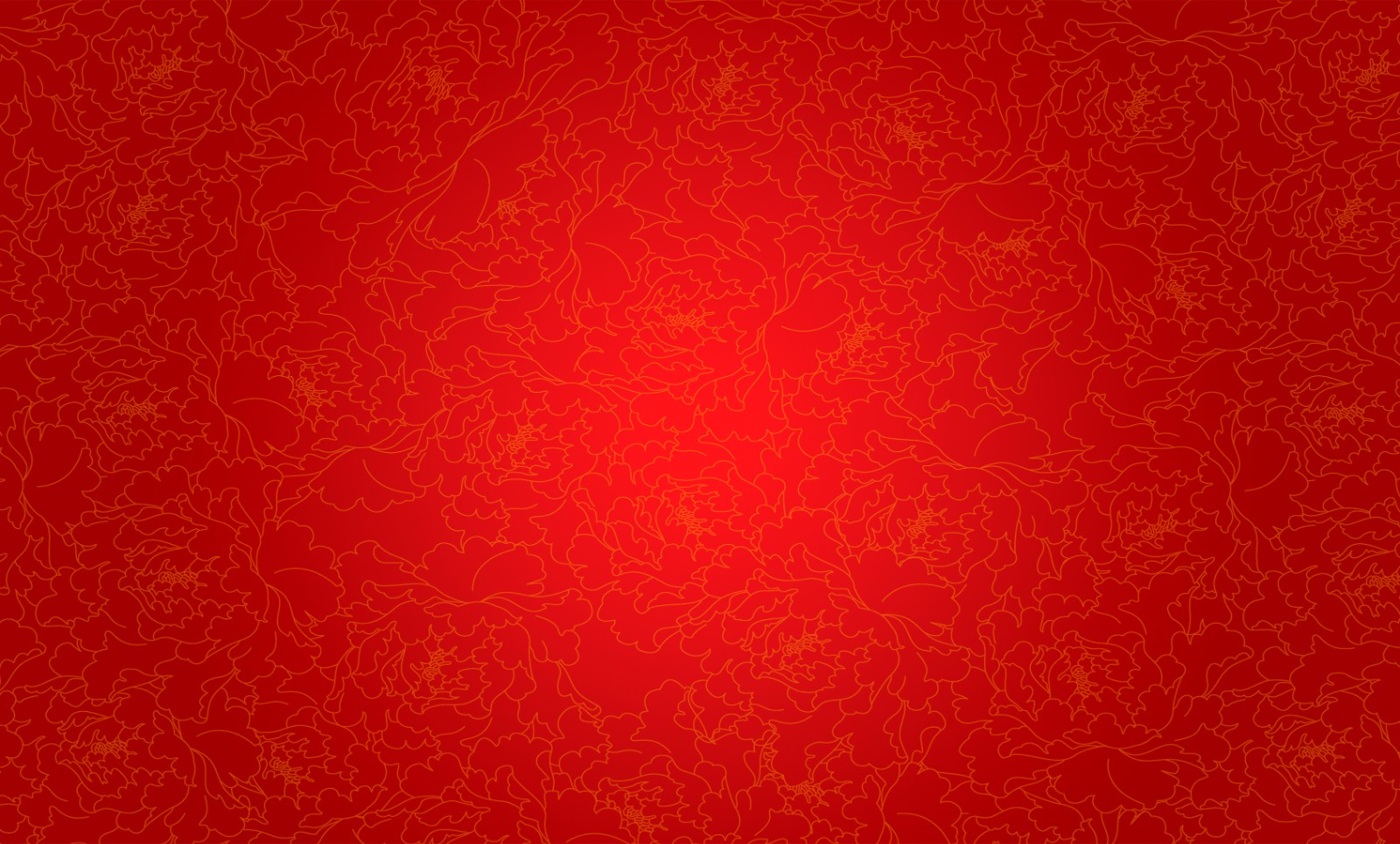 红色牡丹花纹底背景免抠素材