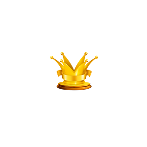 创意黄色王冠免抠素材