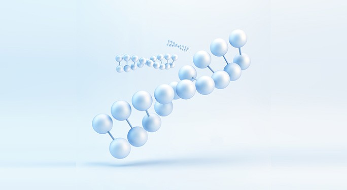 分子基因科技银色背景免抠素材