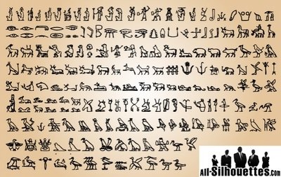 埃及传统符号轮廓