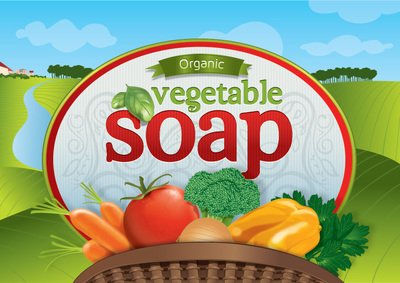 有机蔬菜soap标志