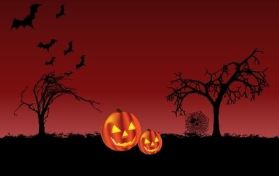 Scary Halloween Night Layout
