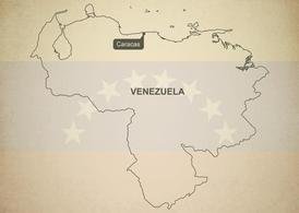 免费矢量地图的委内瑞拉
