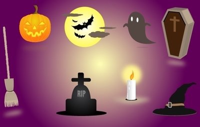 Scary Halloween Elements