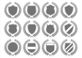 Vector Heraldic Crest Emblems