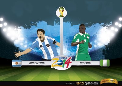巴西2014年阿根廷与尼日利亚的比赛
